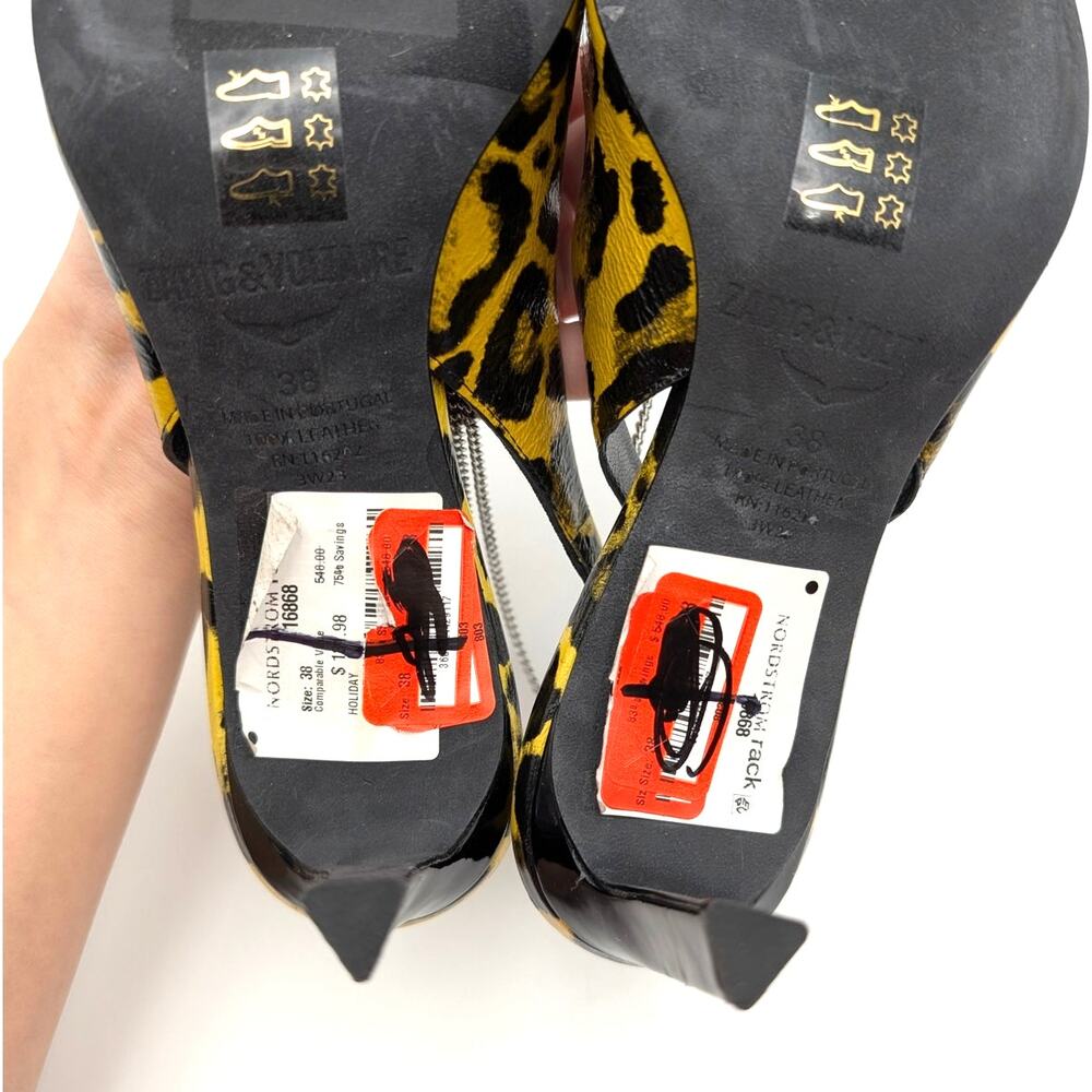 Zadig & Voltaire First Night Slingback Pump Women's Holiday Size US7 EU38 - Picture 9 of 13